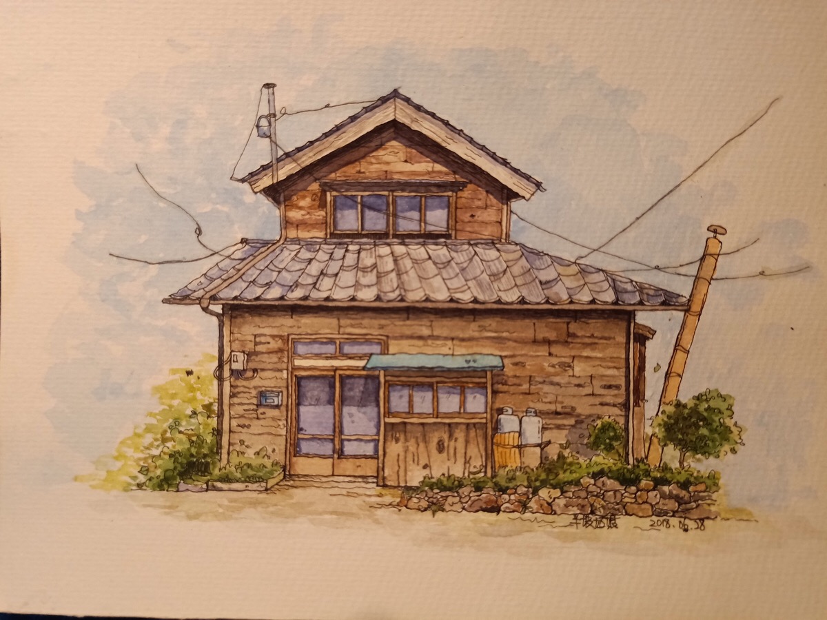 第7 8节,老房子(木质,砖石的画法)案例
