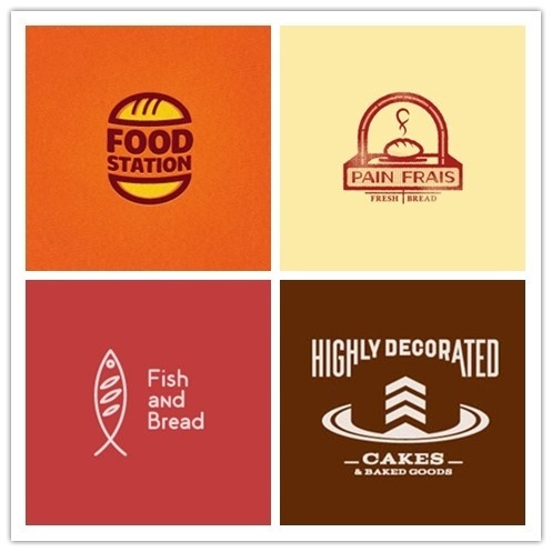 收集了一组面包店的logo,送给想开家小店的你~#标志分享