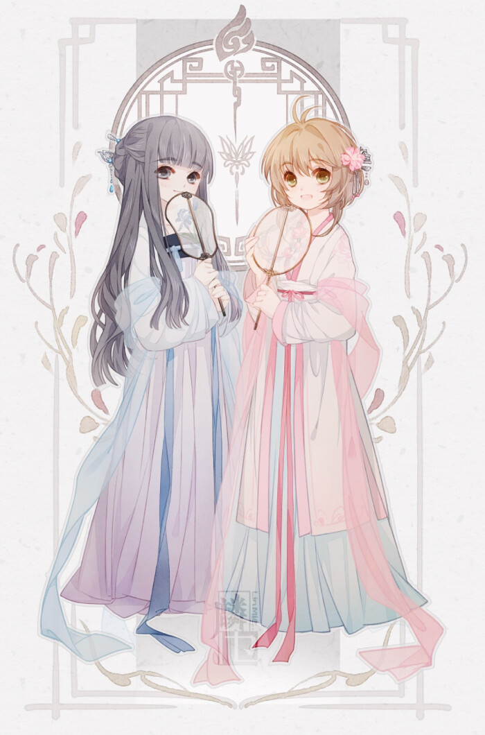 百变小樱 汉服 闺蜜头像