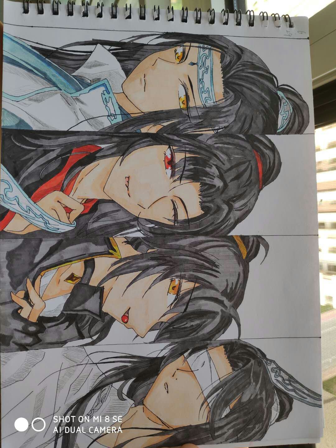 魔道祖师手绘