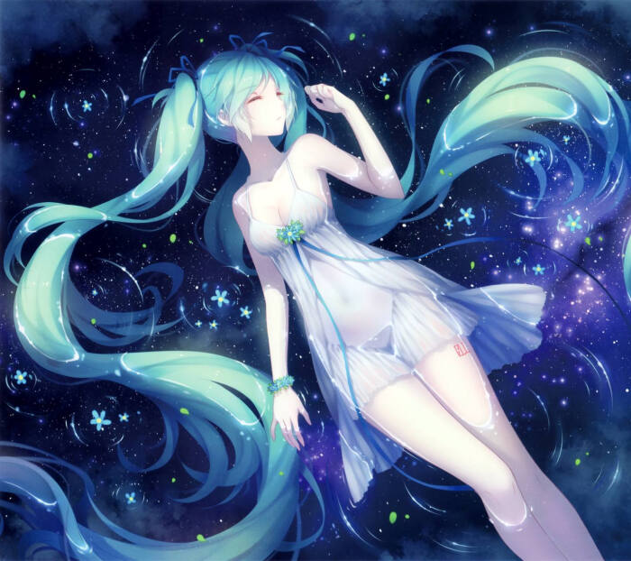 初音未来,动漫,少女