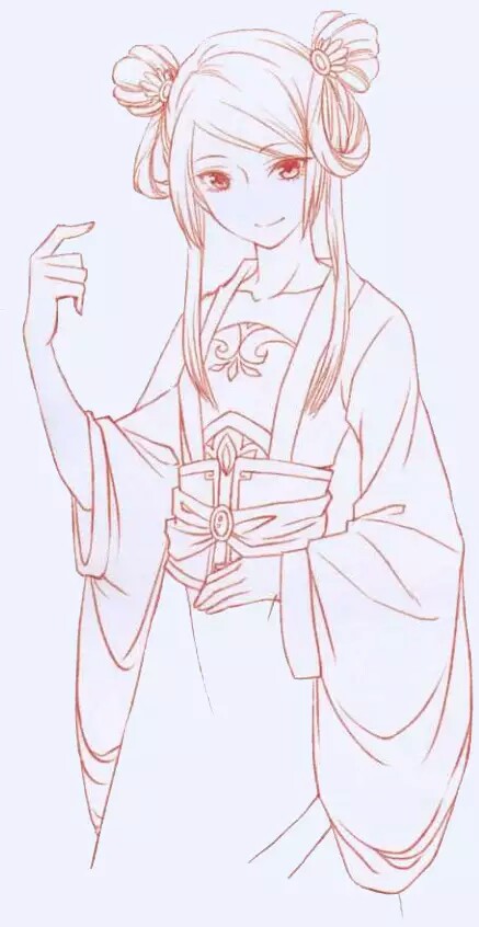 古风 线稿