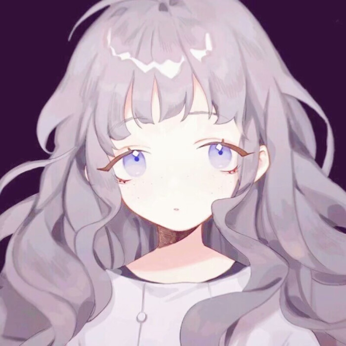 动漫女头可爱呆萌