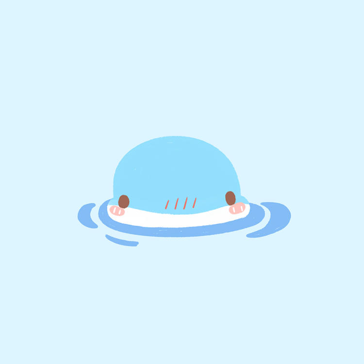 超萌蓝色海豚系列小头像