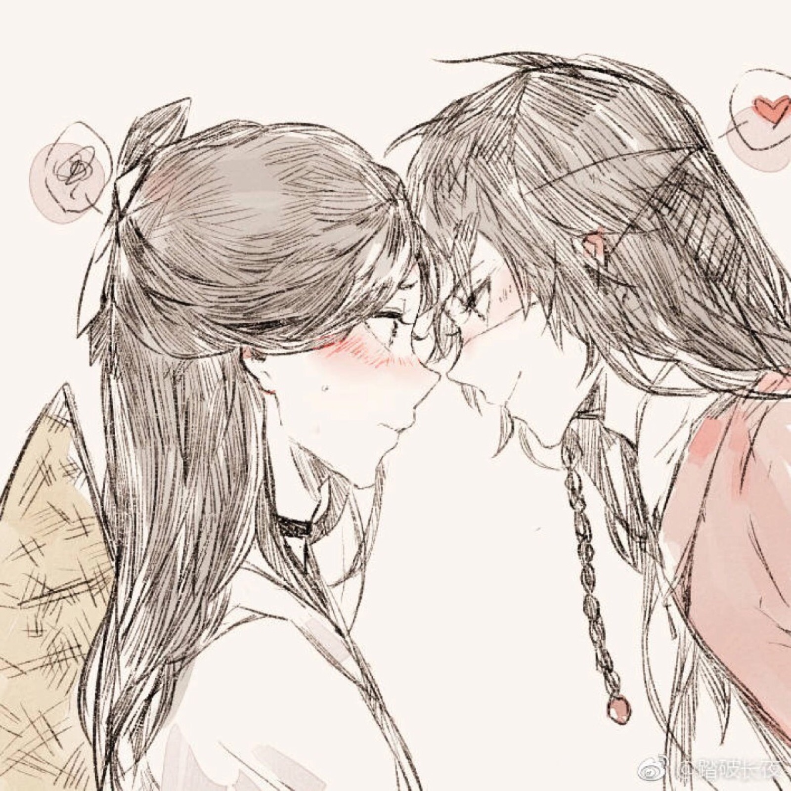 天官赐福 花城&谢怜 花怜 为你明灯三千,为你花开满城.