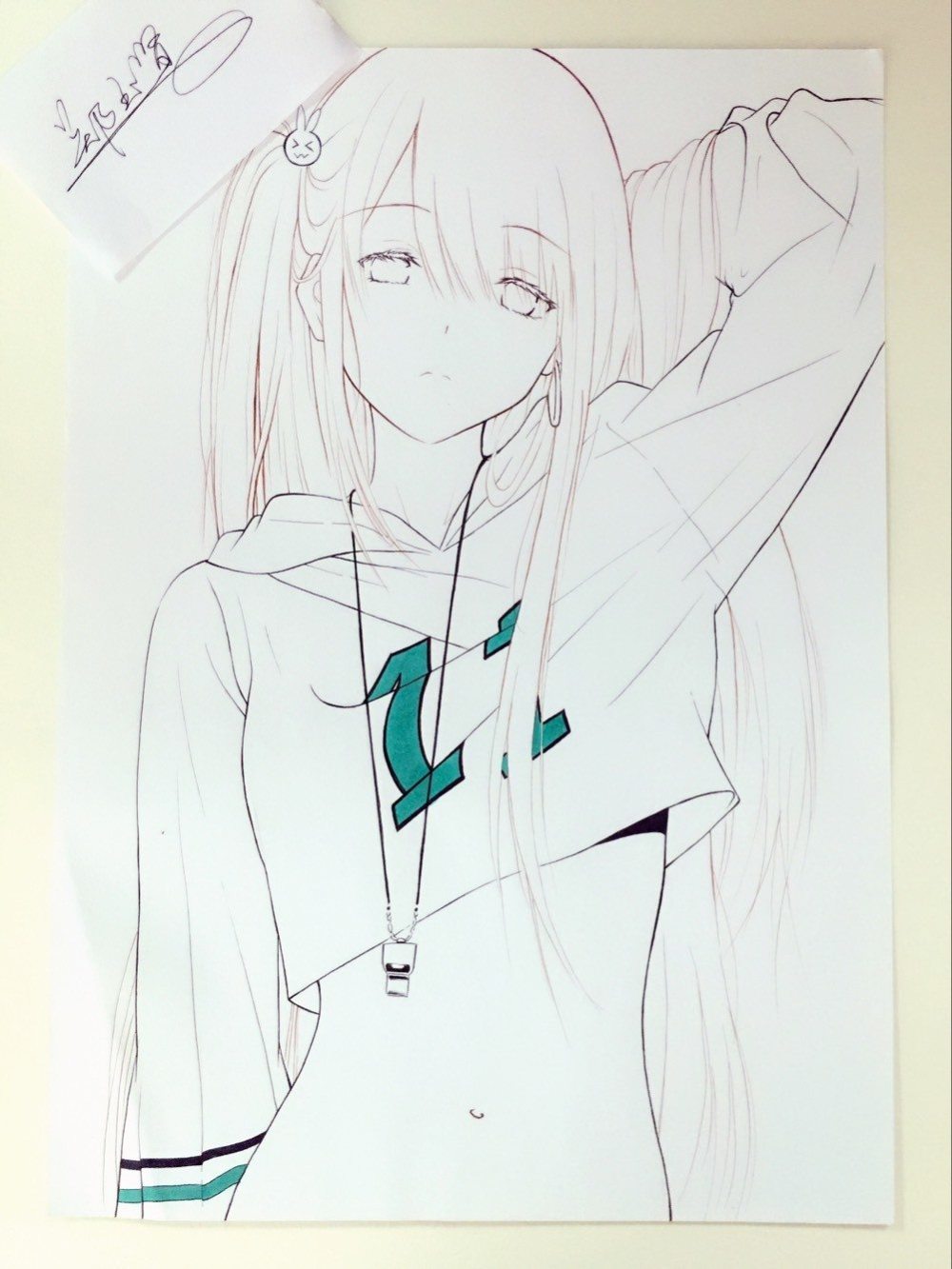 纯马克笔手绘作品(临摹)马克笔:copic二代 法卡勒3代纸是a4漫画原稿纸