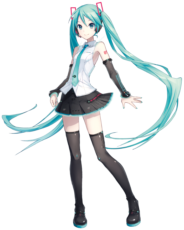 初音ミク(hatsune miku)(初音未来)年龄:16岁身高:158cm 体重:42kg