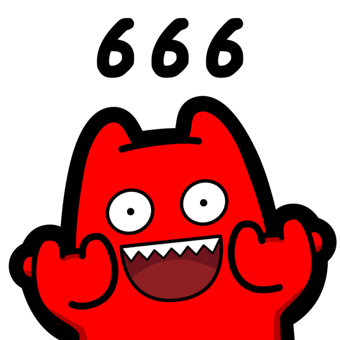 魔鬼猫表情-666