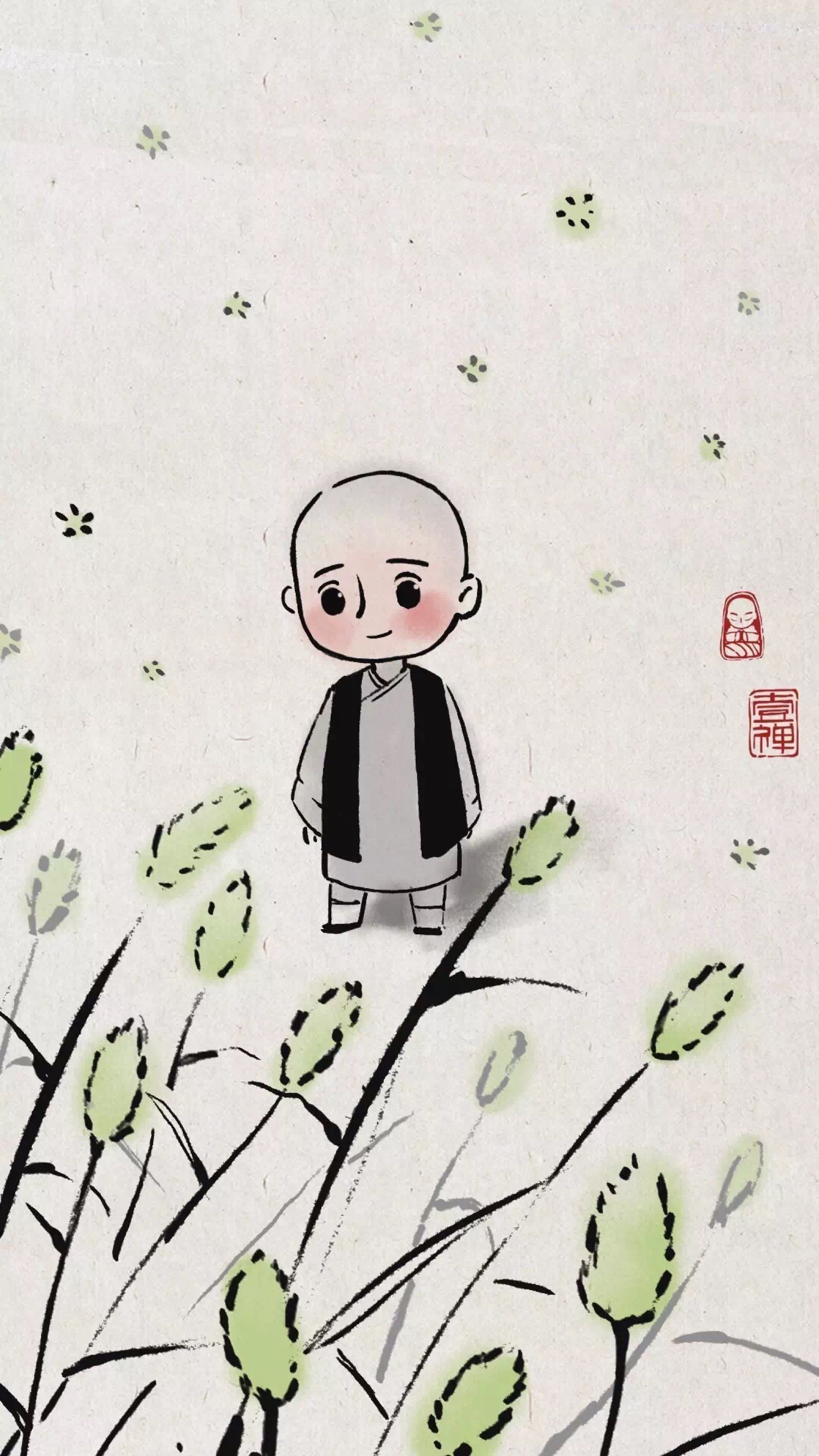 在身边的一禅小和尚.