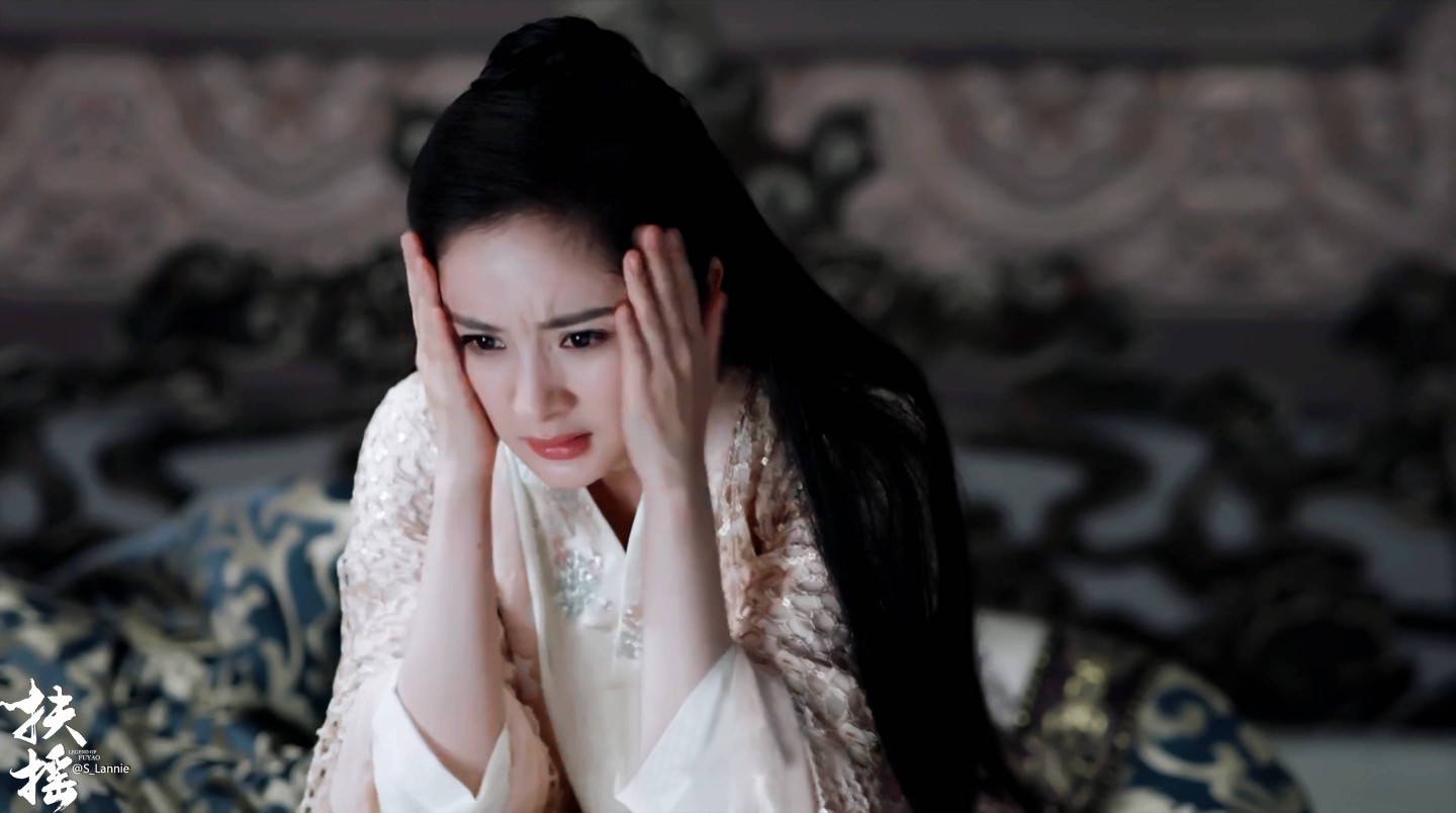 古装 古风 女 璇玑佛莲公主 扶摇 素色睡袍 殊色清丽 杨幂 图by s