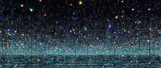 yayoi kusama 草间弥生"infinity mirrored room无限镜屋"