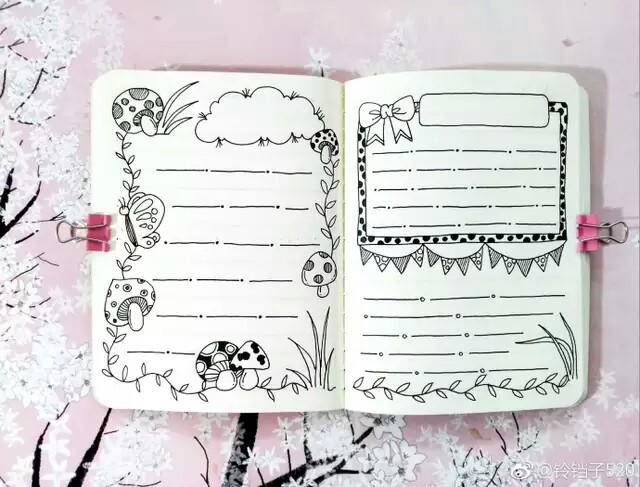 超实用的手账手抄报排版设计,宝妈必备手抄报素材~作者:铃铛子手账