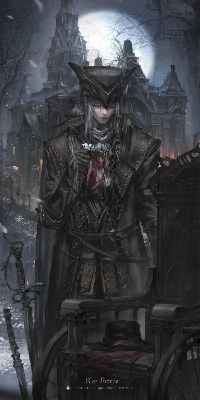 bloodborne 血源诅咒 绘师:stu_dts(p id=2211832)本作品id=69607613