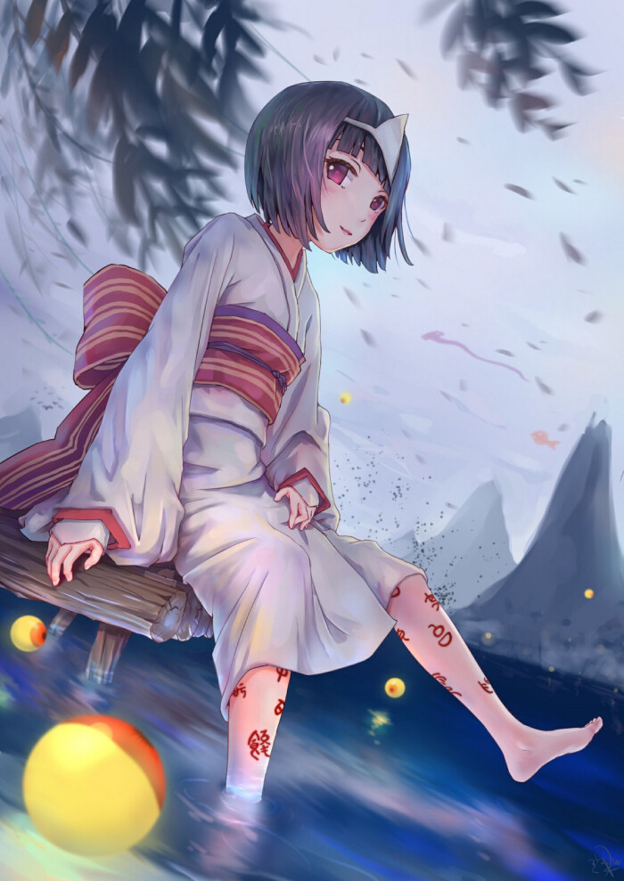 日系唯美插画