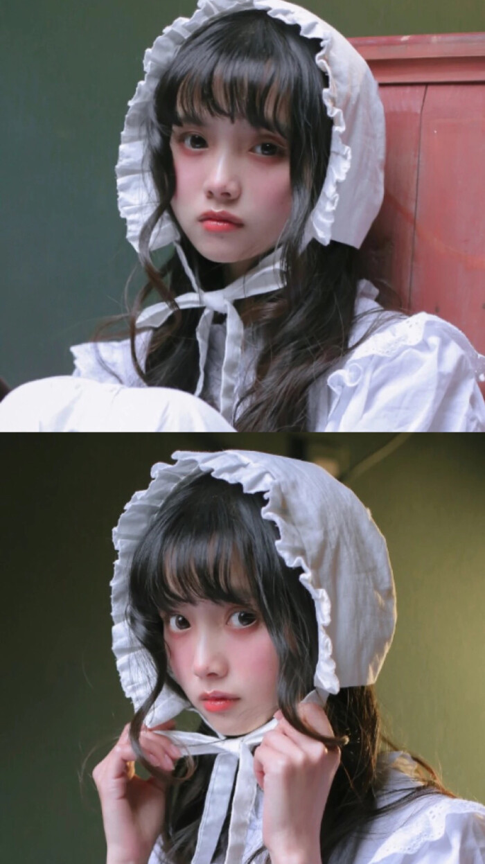 少女心洛丽塔拼接长图壁纸