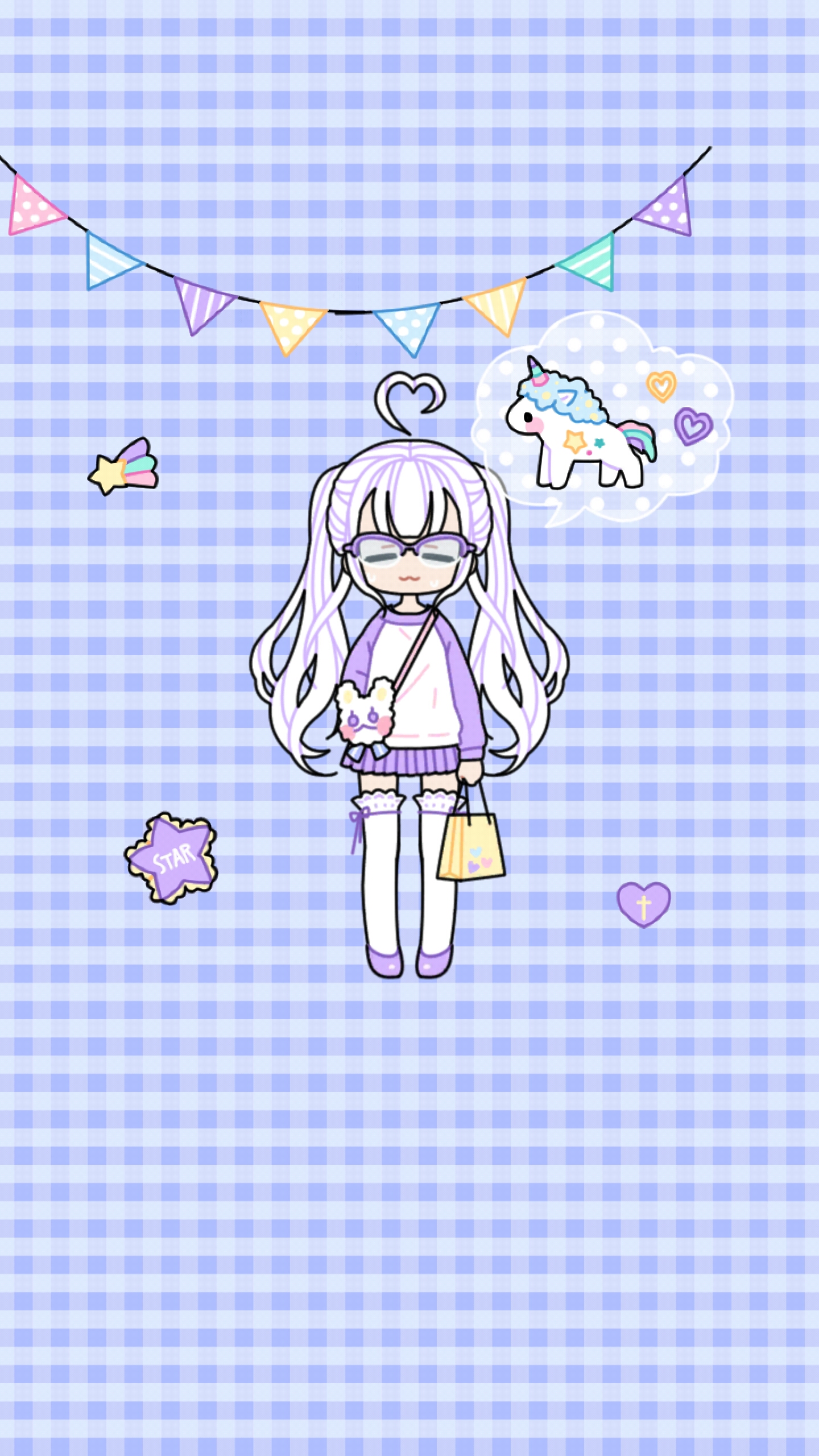 粉彩女孩 壁纸 少女心