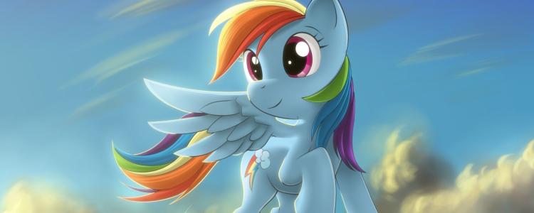 小马宝莉 云宝 云宝黛西 rainbow dash rd 蓝色系 彩虹小马