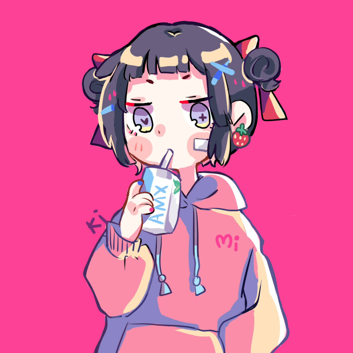 动漫,软妹,可爱,头像,妹子,原创,板绘,miki,二次元,插画