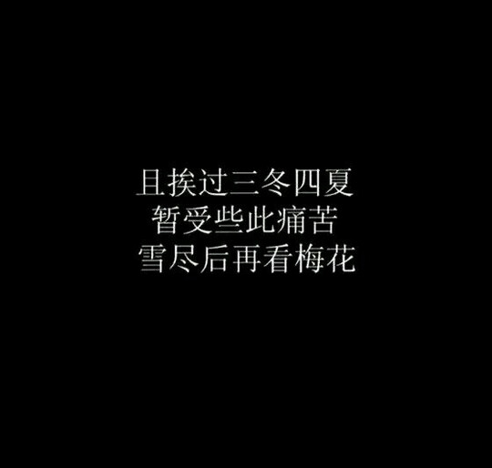 励志图片/台词/黑底白字/白底黑字