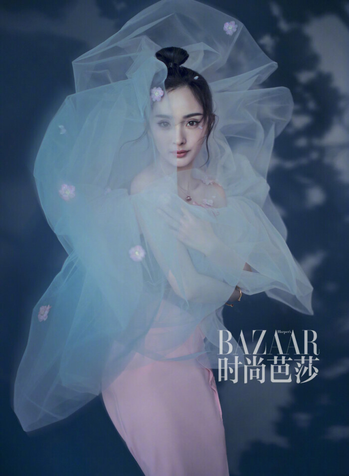 杨幂美图写真高清无水印壁纸 杂志封面 时尚穿搭摄影 时尚芭莎
