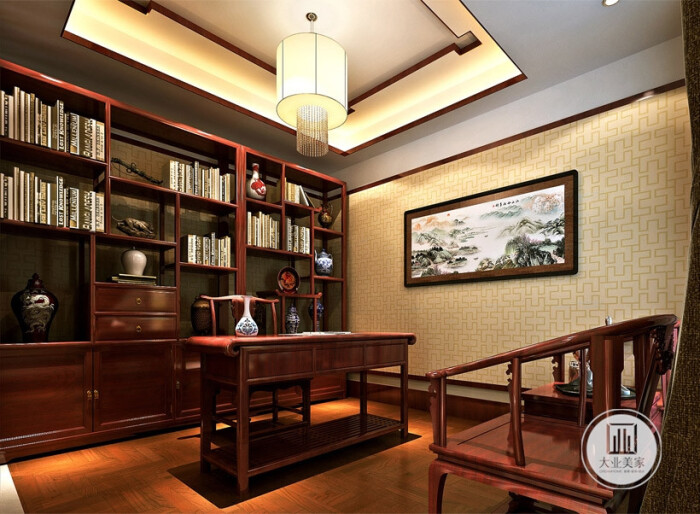 采用黑白灰的水墨元素来理解新中式的精髓。…