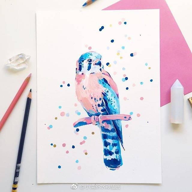 手绘暖系插画ins:leighellexson
