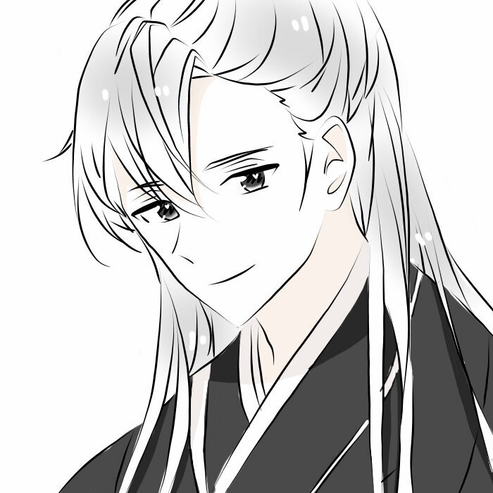 二次元 情头 黑白 男