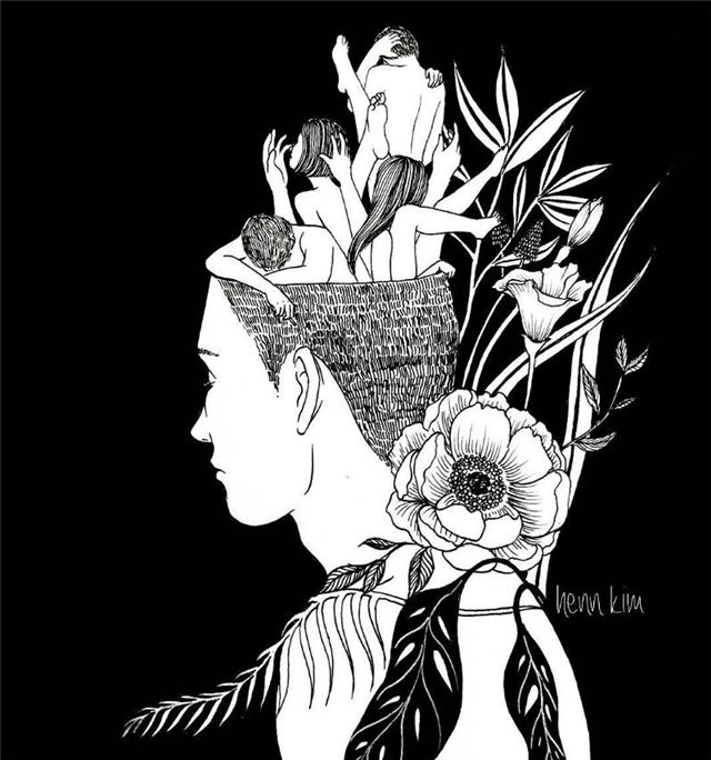 韩国插画师:henn kim