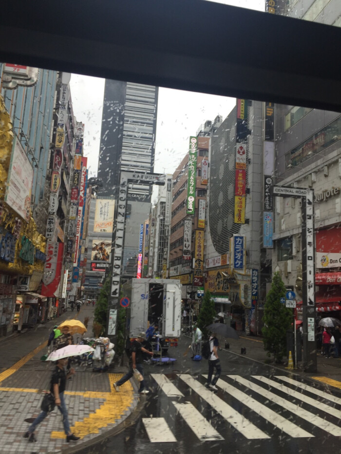 繁华的东京～下雨天,随手一拍
