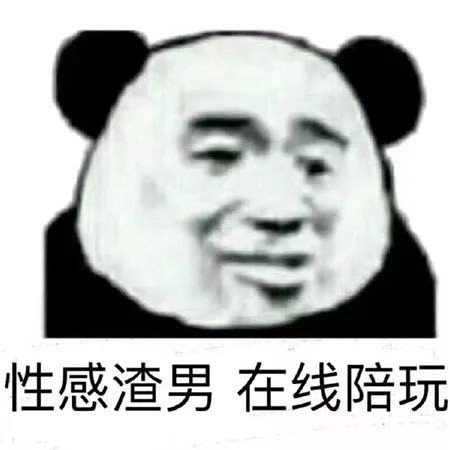 表情包 熊猫人