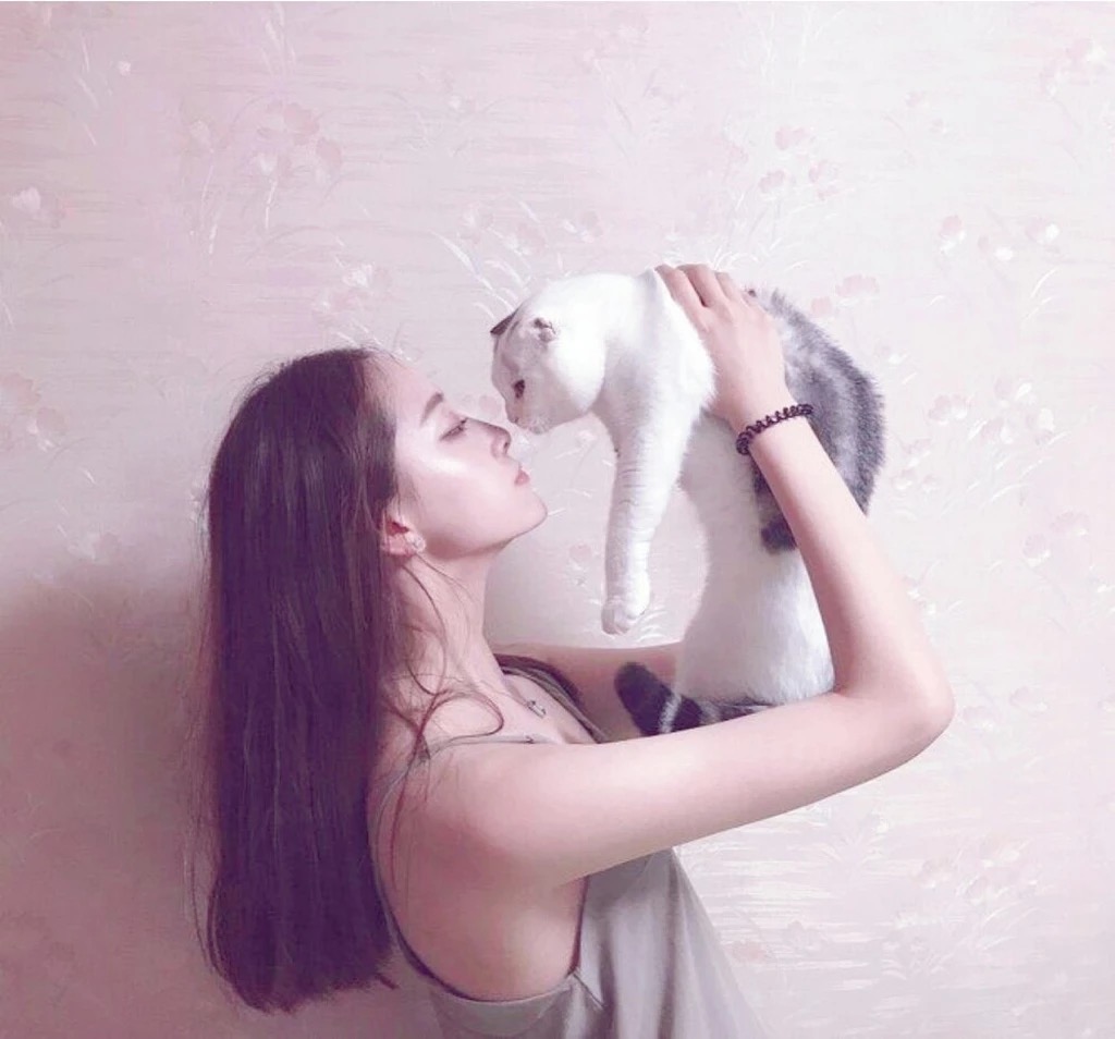 情侣头像,真人,甜美,粉红,猫系,可爱.高清