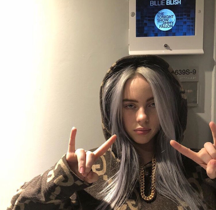 欧美头像女/ins红人/大部分来自ins自截/!billie eilish 碧梨