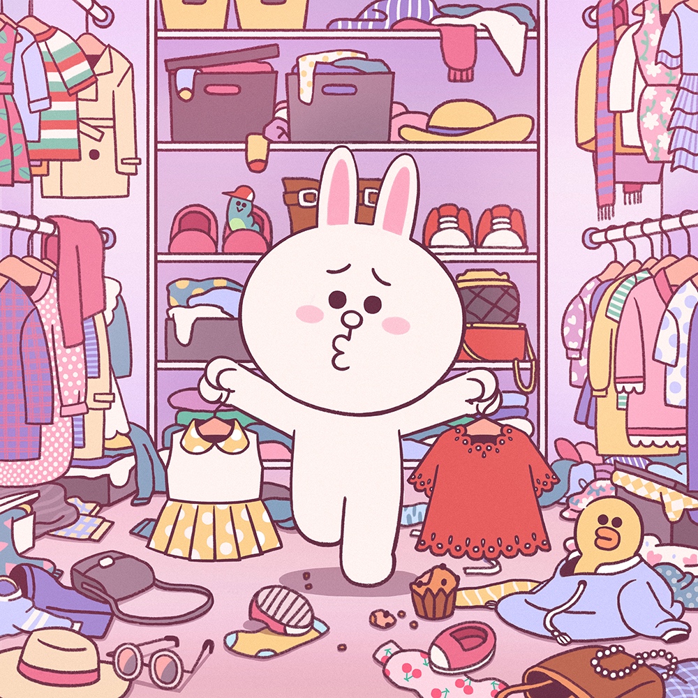 line friends cony sally brown