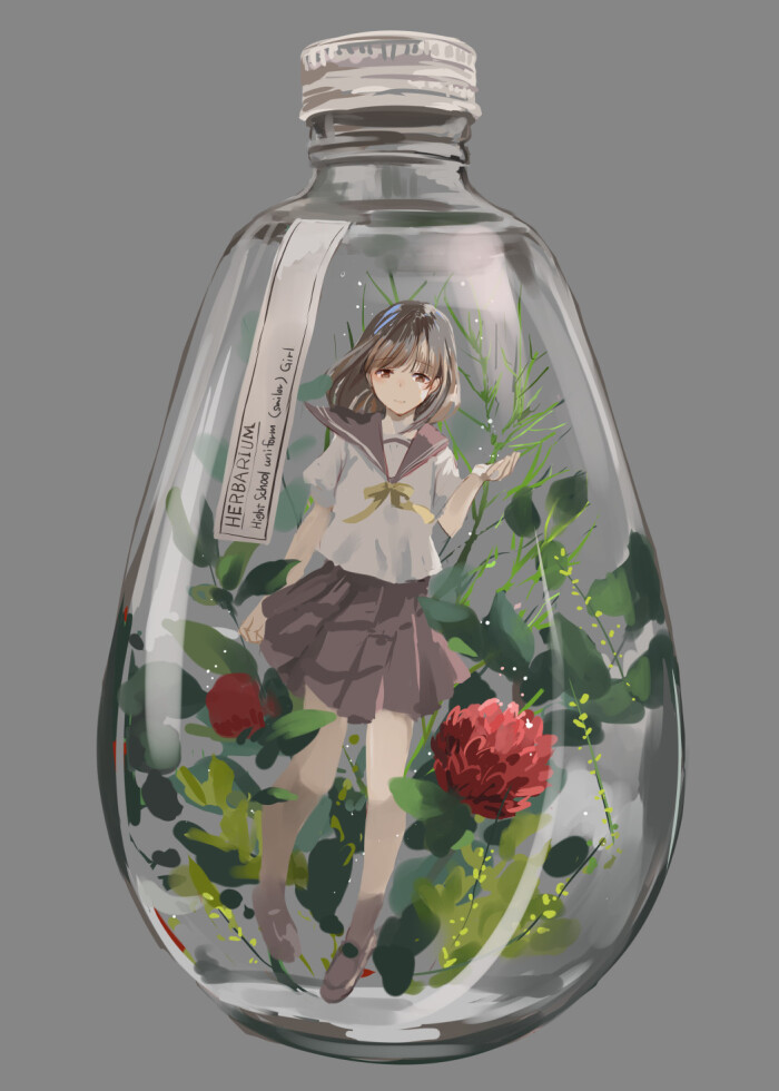植物标本少女1绘师成瀬ちさとpid115570本作品id68680022