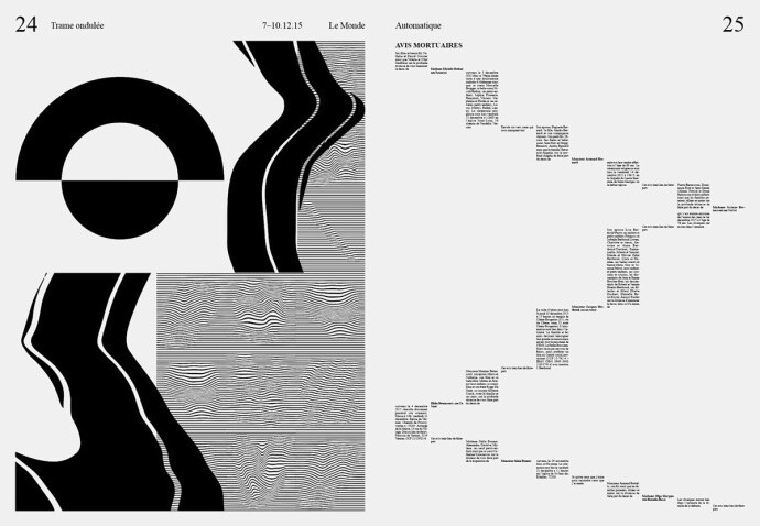 来自le monde automatique的图形版式设计,设计感十足