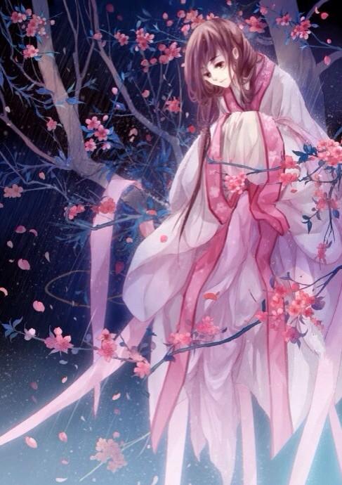 #古风#女子#红衣#粉衣#