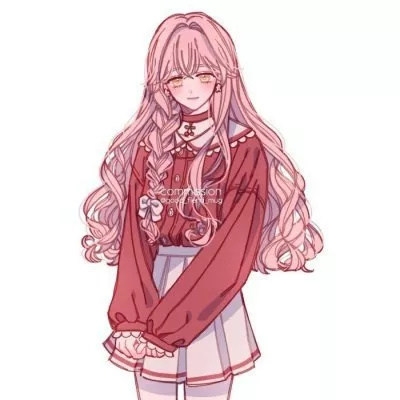 动漫女生头像#高清#粉色系#白色系#系列