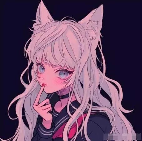 动漫女生头像#粉色系
