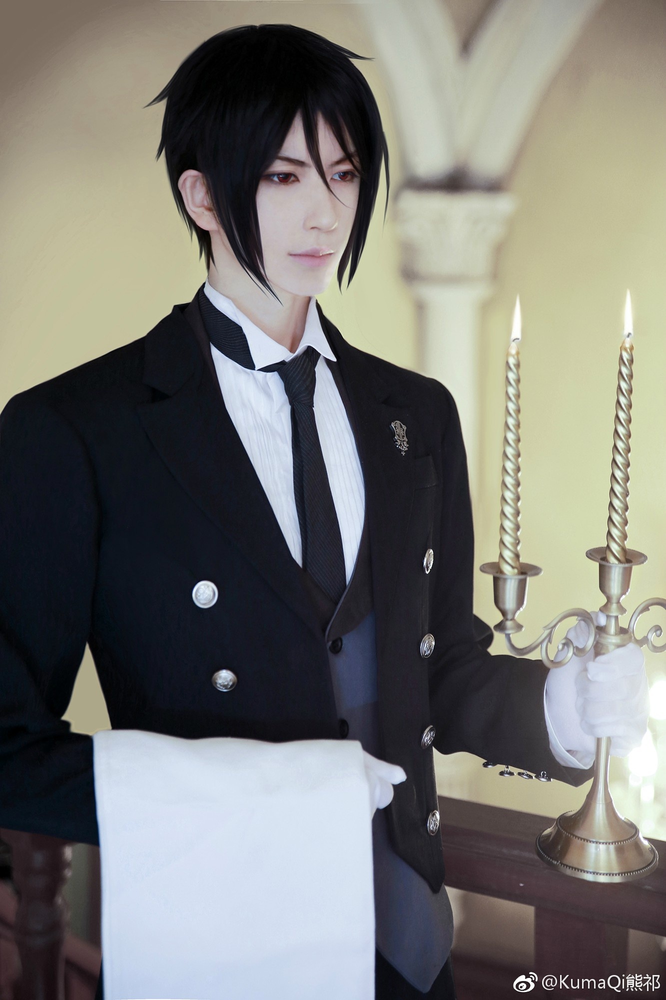 [cp]#黑执事#cos ||塞巴斯蒂安:po主|| 摄影@神子微操 后期:@脱线熊猫