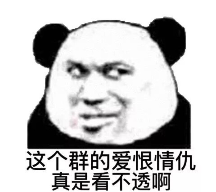 7月30日 23:42   关注  表情包 熊猫头 评论 收藏