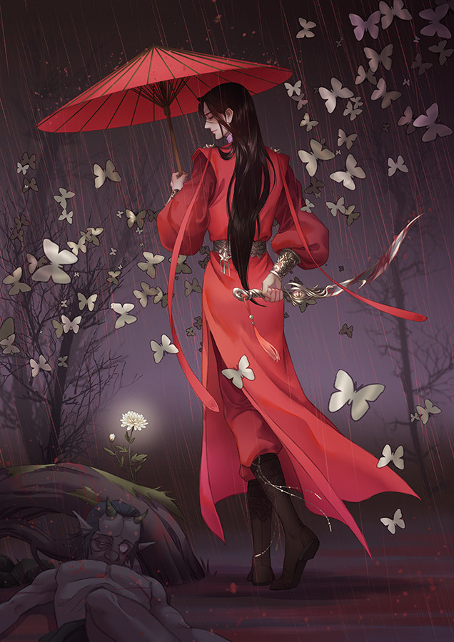 天官赐福# 花城~ 绘师:桃姬momohime