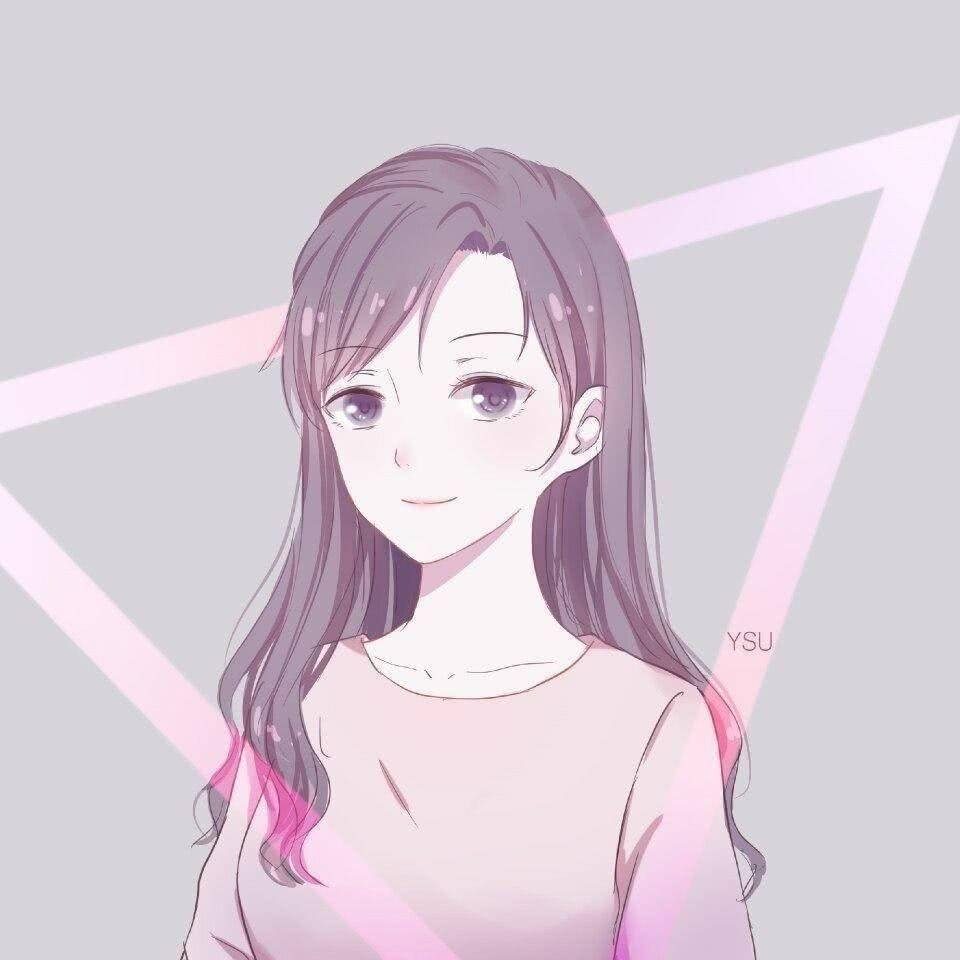 动漫情侣头像 画师颜苏 粉色 二次元