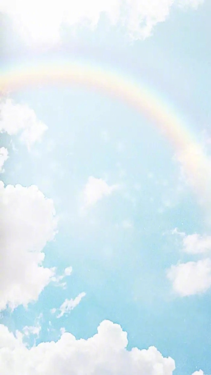 8月,你好,彩虹图点赞收获好运,愿你的生活像彩虹一样七彩斑斓,正能量