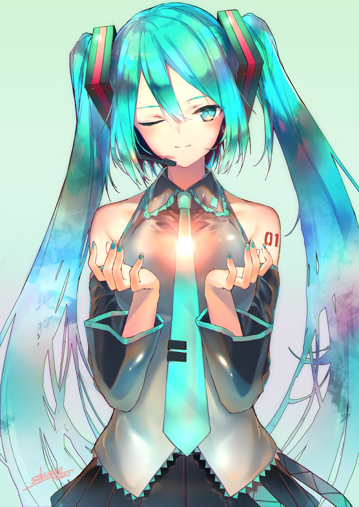 初音未来 (图源自微博—@死图p-v家情报收集)