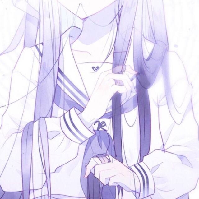 动漫女生头像#高清#咨色系