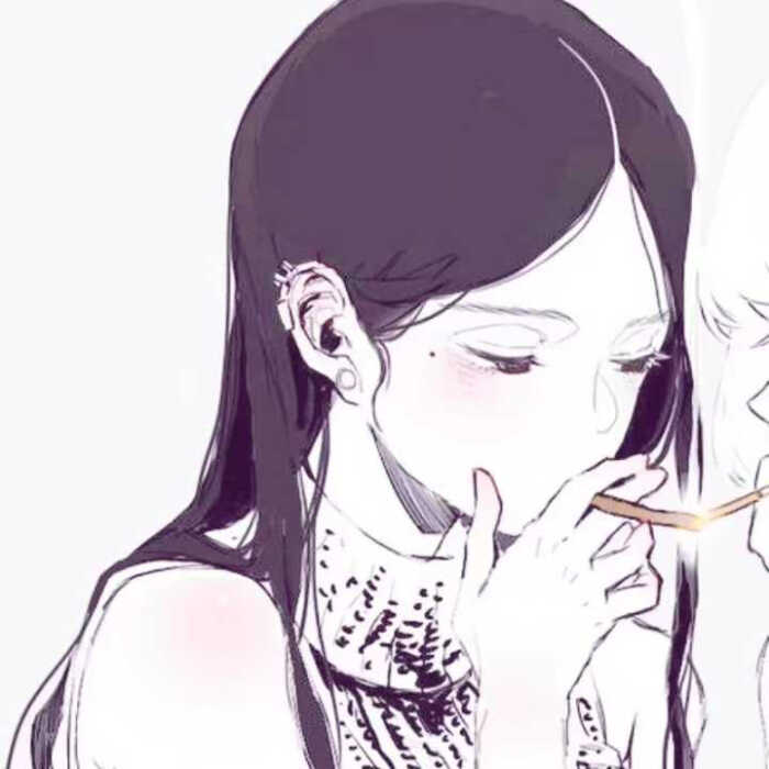 动漫女生百合情侣耽美头像