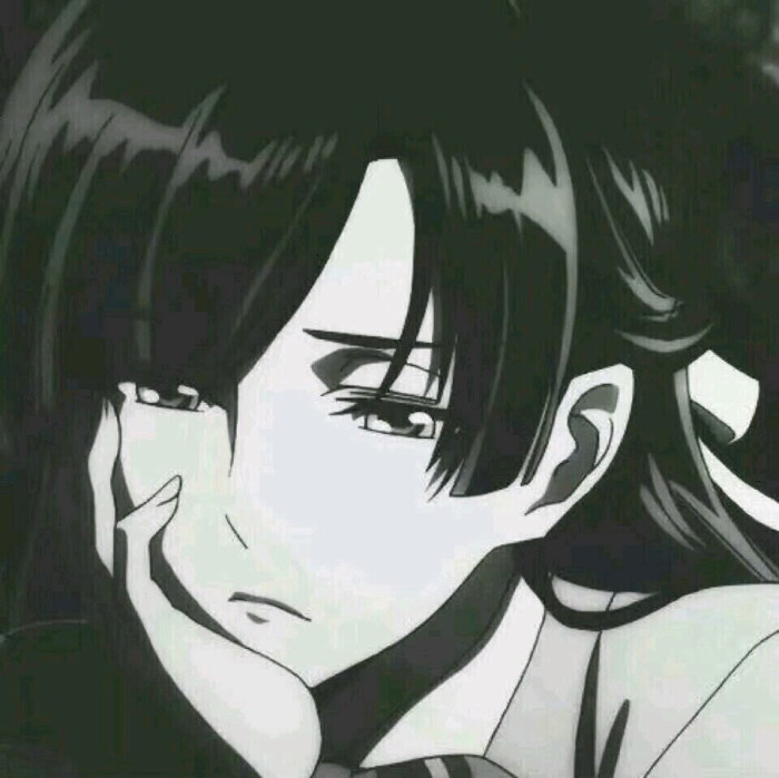 黑白/动漫/女生/头像