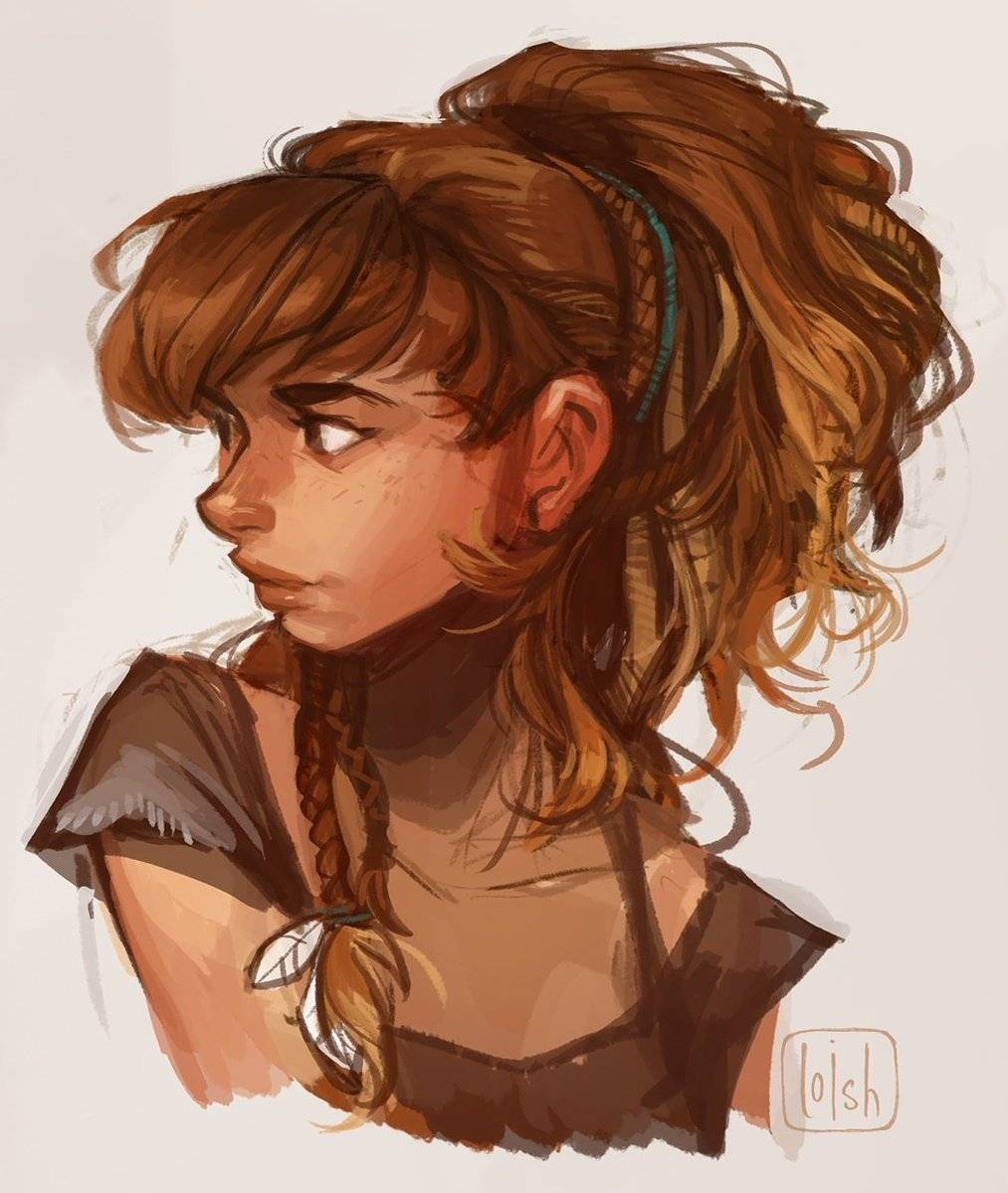 荷兰插画艺术家 lois van baarle 一组人像插画 loish.net