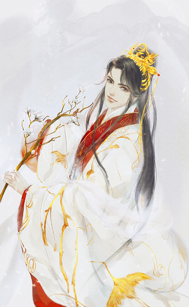 天官赐福# 太子悦神.谢怜~ 绘师:琪齐y