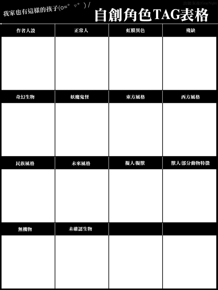 画手调查问卷  画手三十天挑战